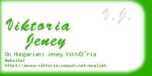 viktoria jeney business card